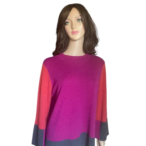 New! Kinross Cashmere Women's Purple /grey
Sweater size XL - Picture 8 of 13